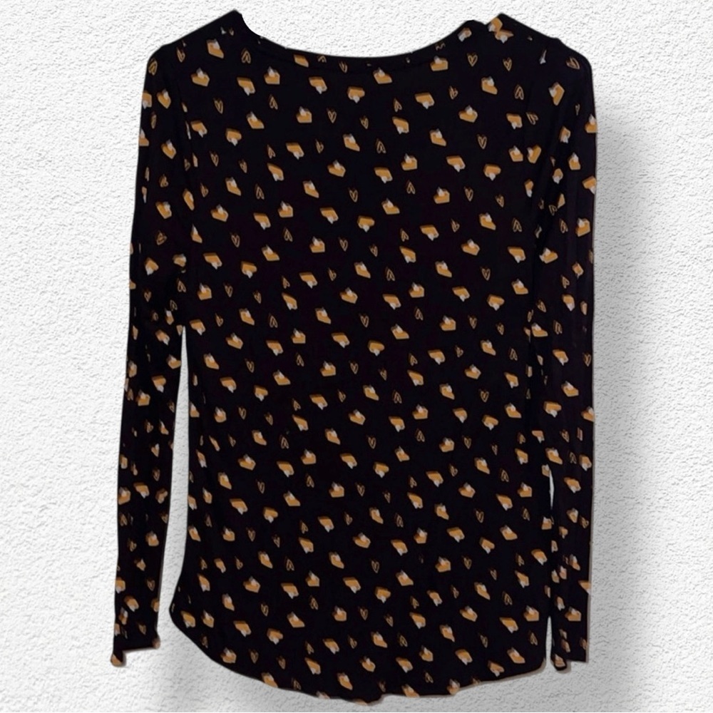 🌺APT 9 BLACK ORANGE PIE SHIRT